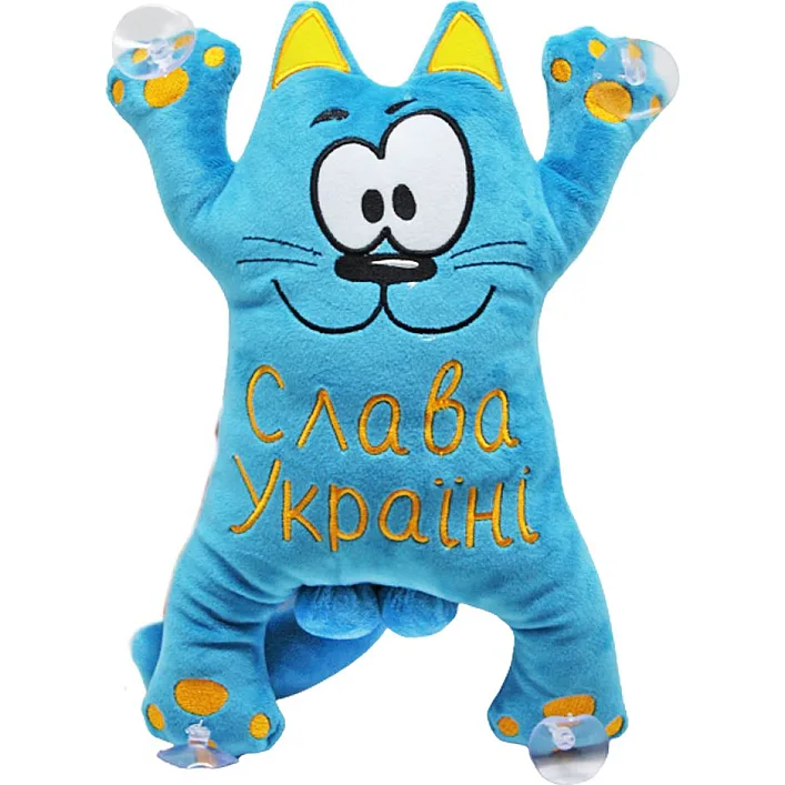 М'яка іграшка "Кіт Саймон" на присосках