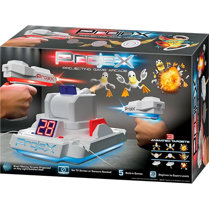Игровой набор для лазерных боев Проектор LASER X ANIMATED (2 игр. бластера, 3 слайда-цели) (Збр5260)