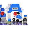 Конструктор "Block&Steps: Полицейский патруль" + ходилка и мемори игра 3в1, 94дет. QB300-002 qbee (Кон3932)