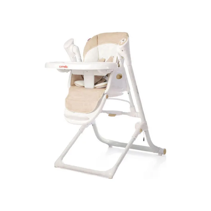 Стульчик-качалка CARRELLO Triumph CRL-10302 Cream Beige Сенсорная панель (Риз0304)