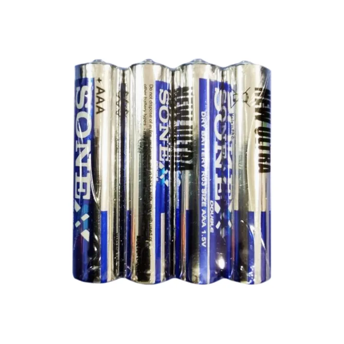 Батарейки Sonex LR03 солевая 60 шт. шринка в упаковке (Риз9418)