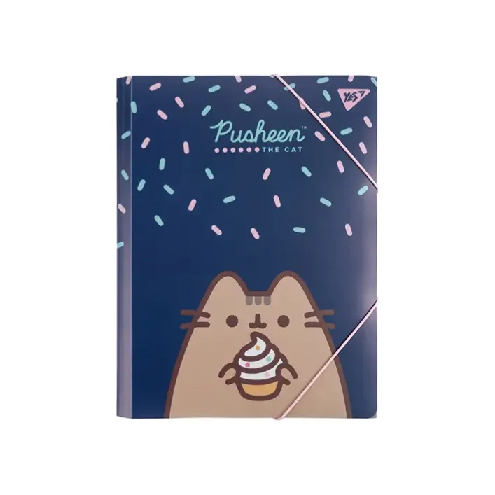 Папка YES А4 на резинке "Pusheen" 491946 (Кнц1946)