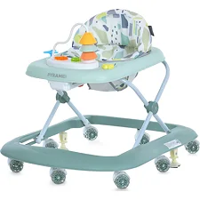 Детские Ходунки Pyramid ME 1217 Green, музыка, свет