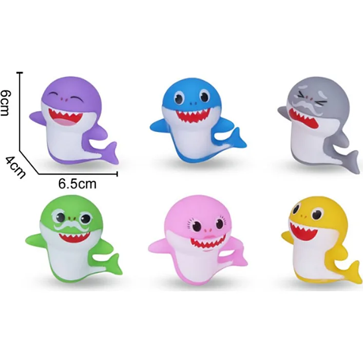 Набір іграшок для ванни "Baby Shark" (7 шт)