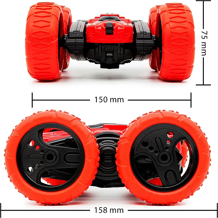 Автомобиль KS Drive на р/у - Трюковый (2.4Ghz, красно-черный)
