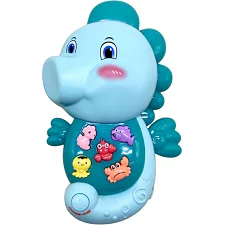 Интерактивная игрушка "Морской конек", бирюзовый