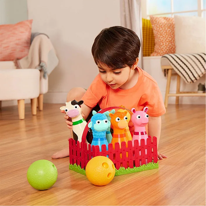 Игровой набор для боулинга - ВЕСЕЛАЯ ФЕРМА BT1802Z (Рез6648)