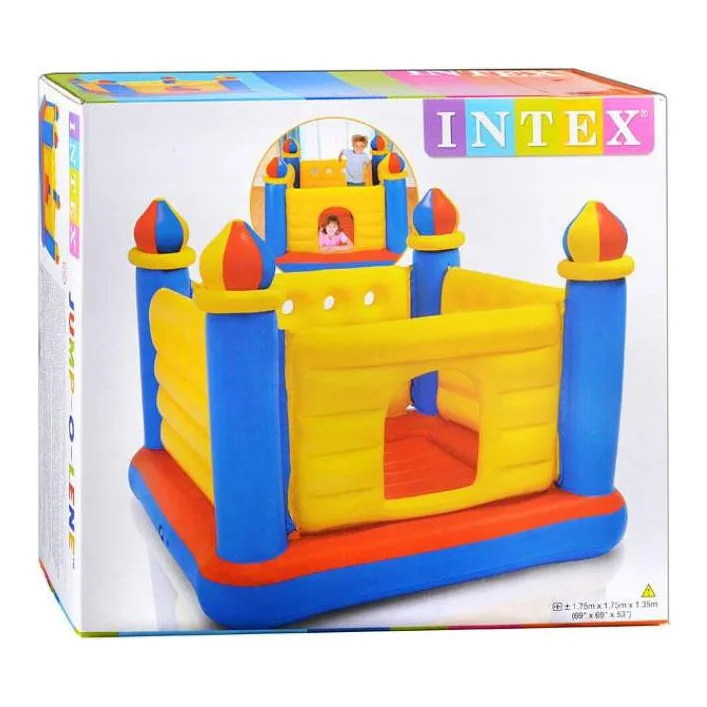 Детский надувной батут «Замок» Intex 48259, 175x175x135