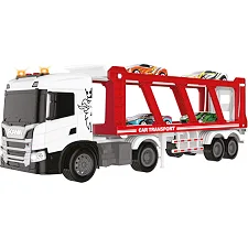 Игровой набор серии Large Truck – Автоперевозчик Scania (4 машины, свет, звук)