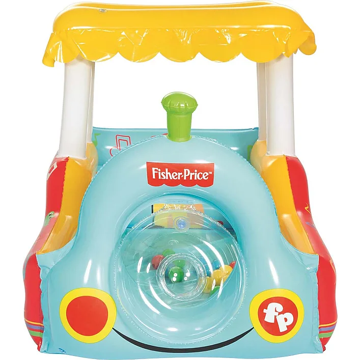 Манеж-поїзд + м'ячі Fisher-Price Bestway 93537, 132 x 94 x 89 см - різнокольоровий