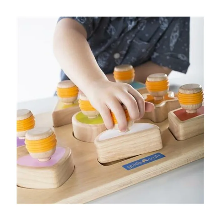 Рамка-вкладиш Guidecraft Manipulatives Форми з ручками (G6742)