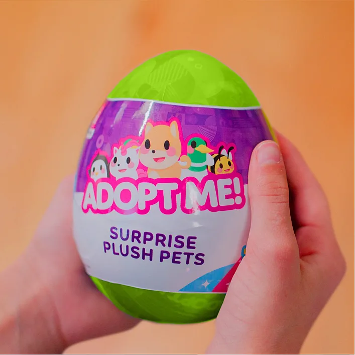 М’яка іграшка-сюрприз в яйці ADOPT ME! S2 - КУМЕДНІ ЗВІРЯТКА (12 видів, в асорт.)