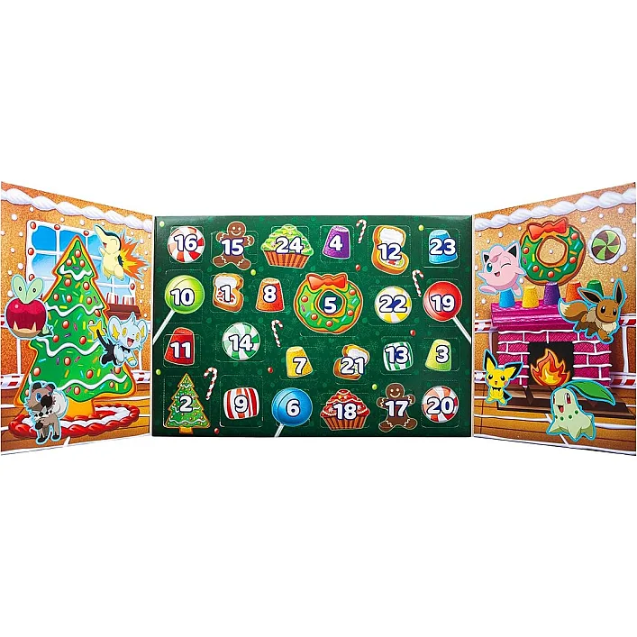 Набор игровых фигурок POKEMON - Адвент-календарь 2023 (24 фигурки) PKW3066 (Хло7082)