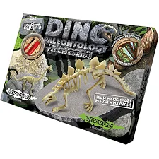 Игровой набор для проведения раскопок DP-01 DINO PALEONTOLOGY в коробке Стегозавр