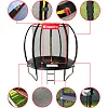 Батут inSPORTline Flea PRO с внутренней сеткой 183 см черный