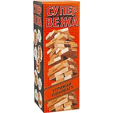 Настольная игра Супер башня Дженга Arial 910114 , 54 блока