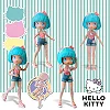 Игровой набор 4SF Manga Dolls серии Hello Kitty – Красотка Пинк на скутере