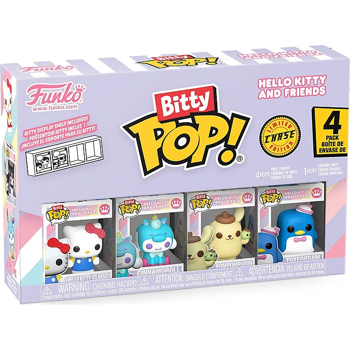 Набор игровых фигурок Bitty POP! - Хеллоу Китти (4 фигурки в асс.)