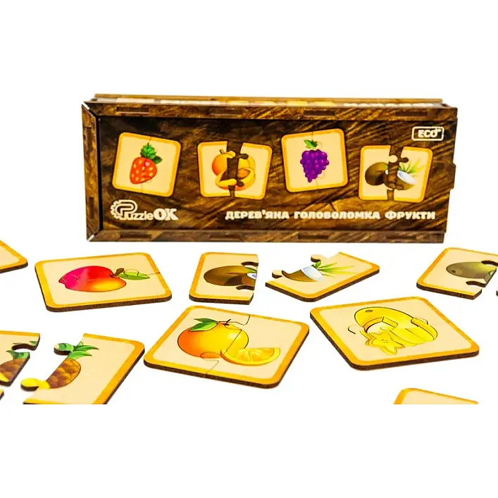Деревянная головоломка "Фрукты" Puz-36359 PuzzleOk (Дер5996)