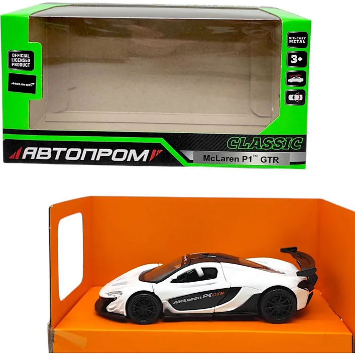 Машинка металева "АВТОПРОМ. Mclaren" (БІЛА)