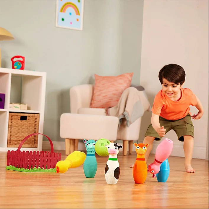 Игровой набор для боулинга - ВЕСЕЛАЯ ФЕРМА BT1802Z (Рез6648)