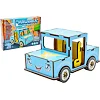 Деревянный 3D конструктор "Машинка" 43 дет. Puz-00930 г. 8,7*14*8,2 см PuzzleOK (Дер8937)