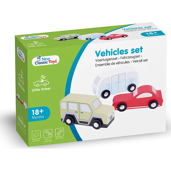 Набір транспортних засобів Автомобілі New Classic Toys, 3 шт.