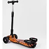 Самокат "Best Scooter" MAXI"89341 з парогенератором (4) МУЗИКА, ДИМ, ТУРБІНИ, пластмасовий, колеса PU 120х40мм, складне алюмінієве кермо, в коробці