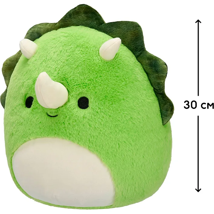 Мягкая игрушка Squishmallows - Трицератопс Тристан (30 cm)