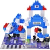Конструктор "Block&Steps: Полицейский патруль" + ходилка и мемори игра 3в1, 94дет. QB300-002 qbee (Кон3932)