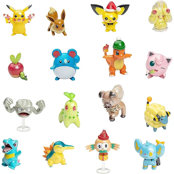 Набор игровых фигурок POKEMON - Адвент-календарь 2023 (24 фигурки) PKW3066 (Хло7082)