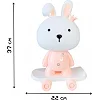 Ночник детский «Зайчик на скейте» MGZ-1407(Pink) питание от USB