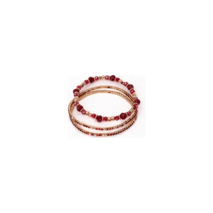 Набор браслетов Ruby Red, 3шт, Great Pretenders (00211)