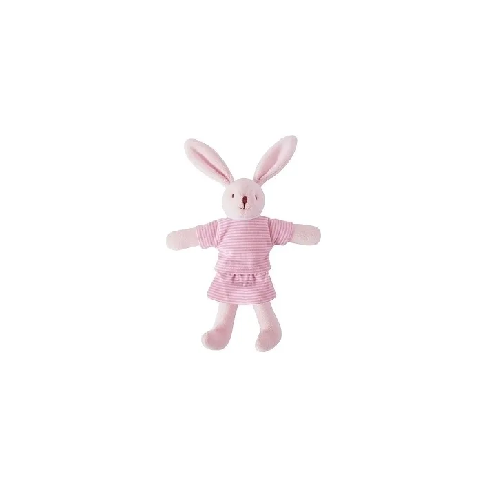Зайчик з брязкальцем Trousselier Navy Pink 20см