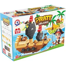 Детский развивающий конструктор "Pirate island" 2642TXK 170 деталей