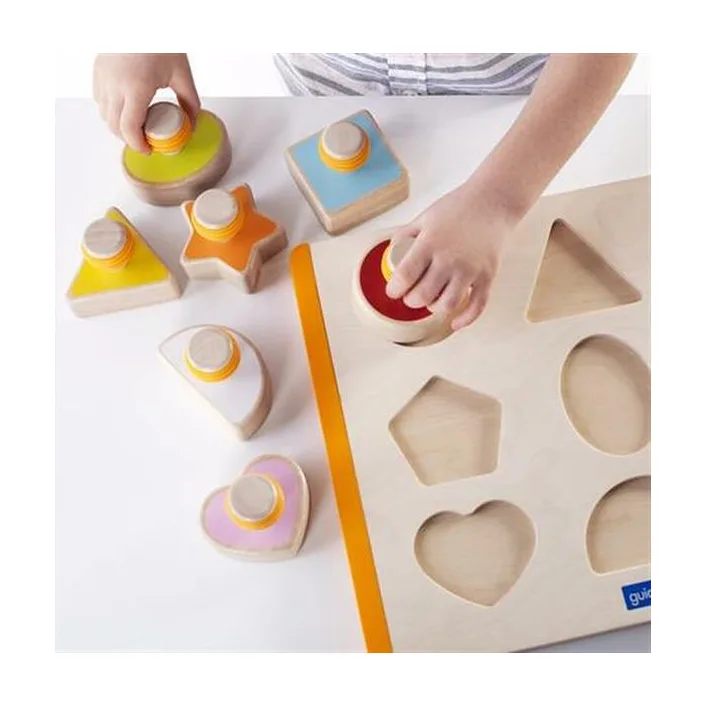 Рамка-вкладиш Guidecraft Manipulatives Форми з ручками (G6742)