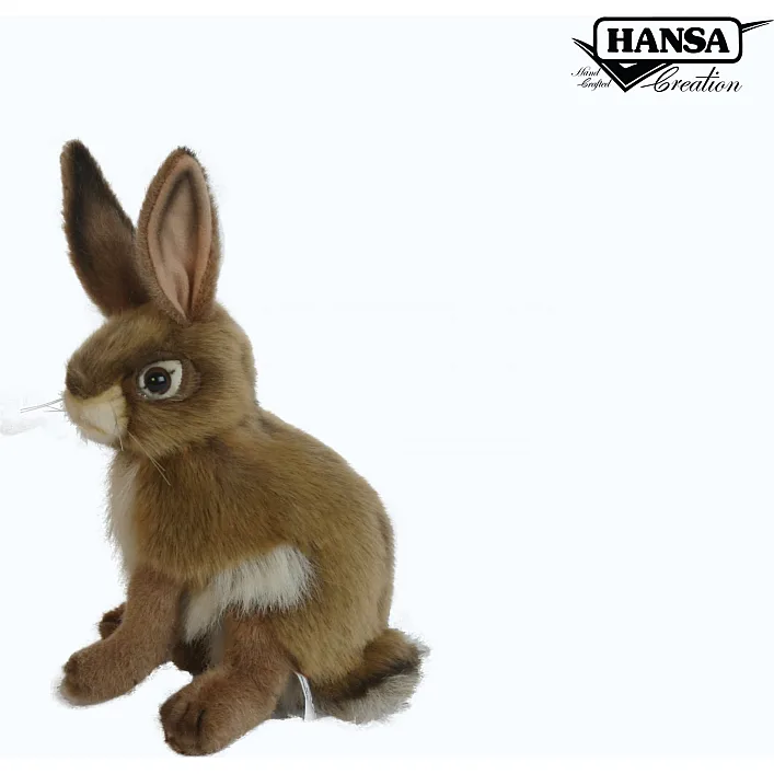Мягкая игрушка Кролик Джек, высота 23см, Hansa (37129)