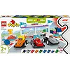 Конструктор LEGO DUPLO Town Автомобили для гонок и пилоты команд Формулы-1, 70 деталей (10445)