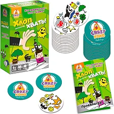 Настольная игра "Crazy Koko. Хлоп! Хвати!" VT8077-05 VladiToys (Нас5624)