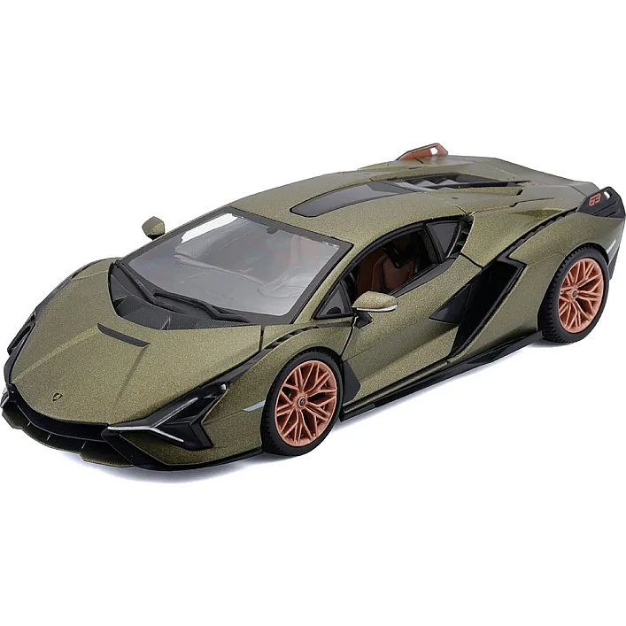 Автомодель - LAMBORGHINI SIÁN FKP 37 (асорті зелений металік, червоний металік, 1:24)