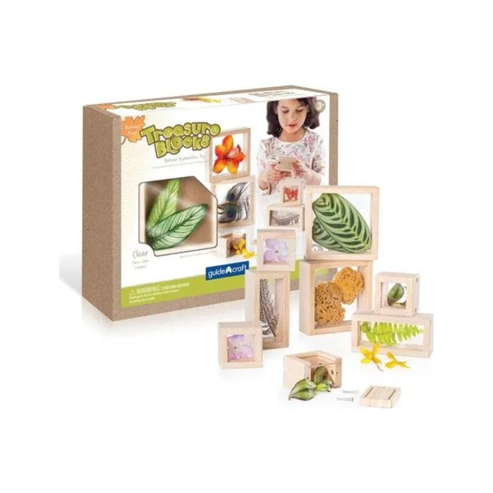 Набор Guidecraft Natural Play Сокровища в прозрачных ящиках (G3084)