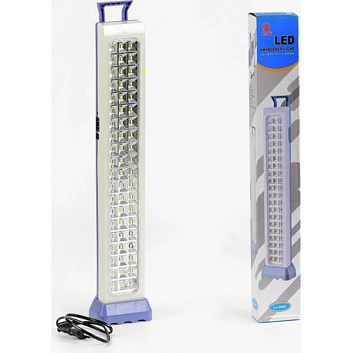 Фонарь светодиодный C 57052(30) аккумуляторный 2х1200mAh, 2 реж. работы, кабель зарядки 220V, крепление, подставка, в коробке