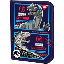 Папка для тетрадей YES пластиковая на молнии В5 Jurassic World 491966 (Кнц4966)