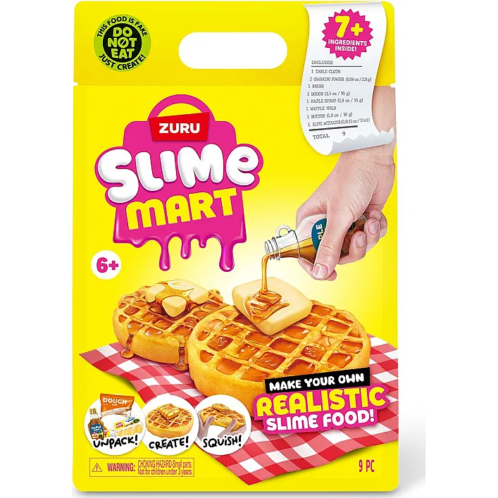 Ігровий набір зі слаймами SLIME MART серії "Shopping Bag" – БЕЛЬГІЙСЬКІ ВАФЛІ