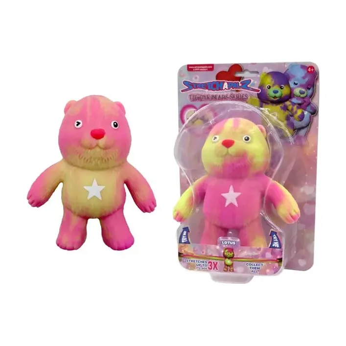 Іграшка-тягнучка Стрейчапалз, іграшка 14см. серія TIE DYE BEARS 988420 (Різ8848)
