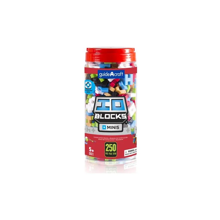 Конструктор Guidecraft IO Blocks Minis с дополненной 3d реальностью, 250 деталей (G9611)