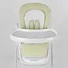 Стульчик для кормления Toti W-56077 (1) мягкий PU, мягкий вкладыш, 4 колеса, съемный столик, в коробке