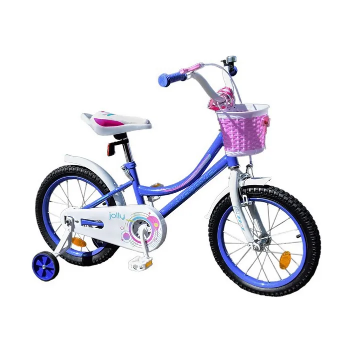 Велосипед детский 2-х колесный 18'' 211813 Like2bike Jolly, сиреневый, рама сталь, со звонком, ручной тормоз, сборка 75% (Вел8132)