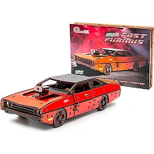 Деревянный 3D конструктор "Fast Furous" Puz-62520 125 дет., красный цвет, р. модели 21*8*5 см PuzzleOk (Дер9625)