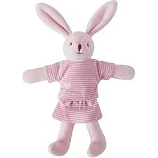 Зайчик з брязкальцем Trousselier Navy Pink 20см